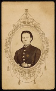 Frances Hook, also known as Private Frank Miller, Frank Henderson, and Frank Fuller of Co. G, 90th Illinois Infantry Regiment, 33rd Illinois Infantry Regiment, and 11th Illinois Infantry LCCN2016649648