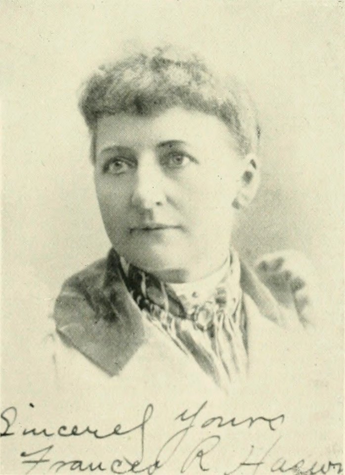 FRANCES R. HASWIN A woman of the century (page 371 crop)