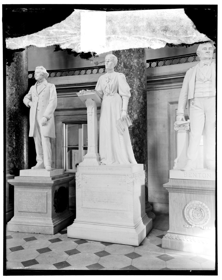 Frances Willard statue in Capitol LOC hec.13616