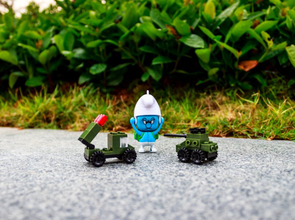 Small toy childhood play
