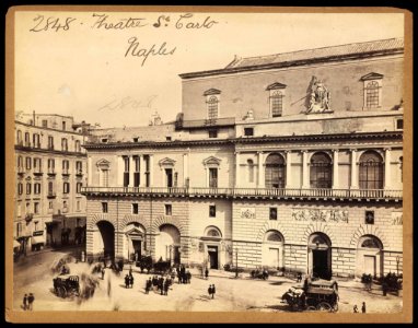 Francis Frith - Napoli, Teatro San Carlo