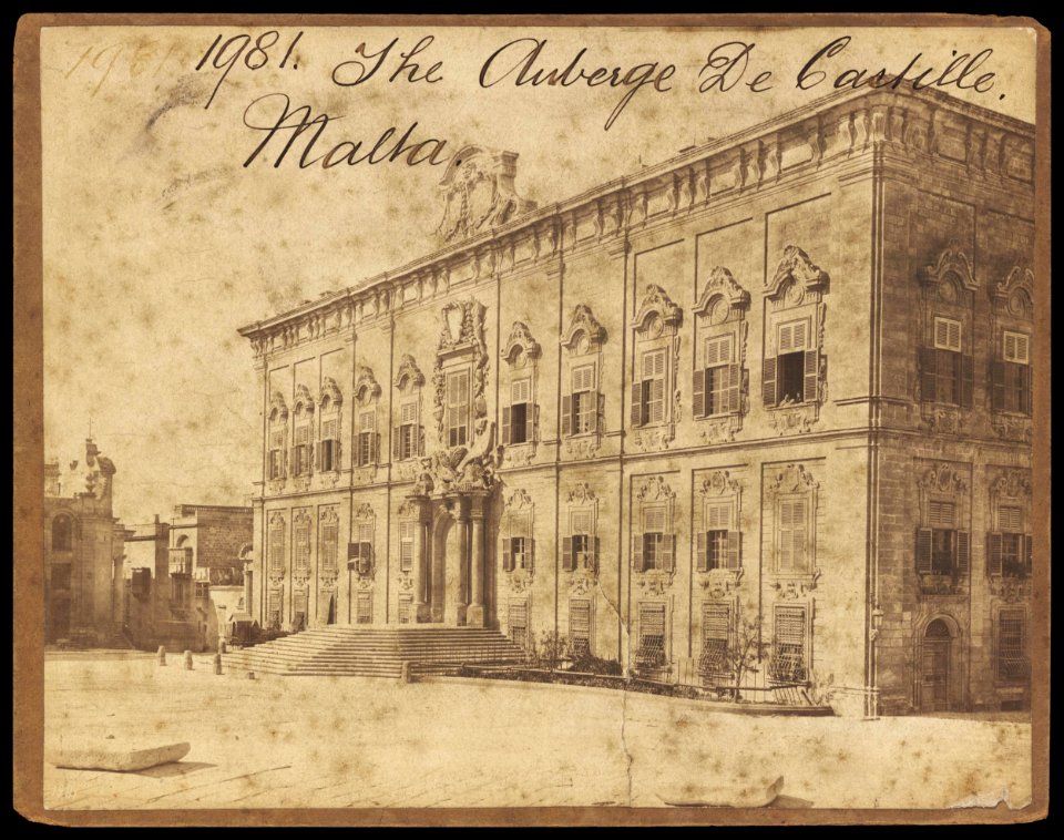 Francis Frith, The Auberge de Castille, Malta (No. 1981)