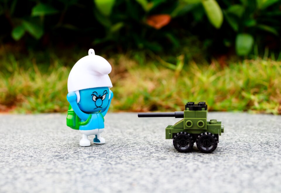 Small toy childhood play