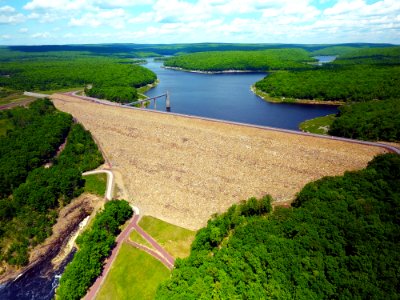 Francis E. Walter Dam And Reservoir Outlet View
