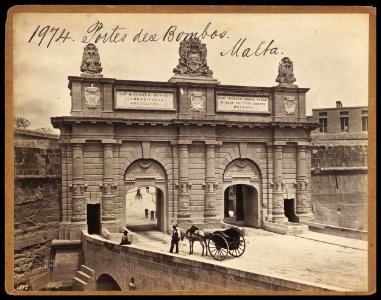 Francis Frith, Porte des Bombes, Malta (No. 1974)