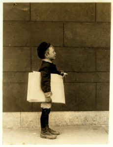 Francis Lance, 5 years old, 41 inches high. Sells regularly on Grand Avenue. LOC cph.3c30787
