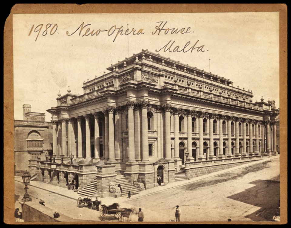 Francis Frith, New Opera House, Malta (No. 1980)