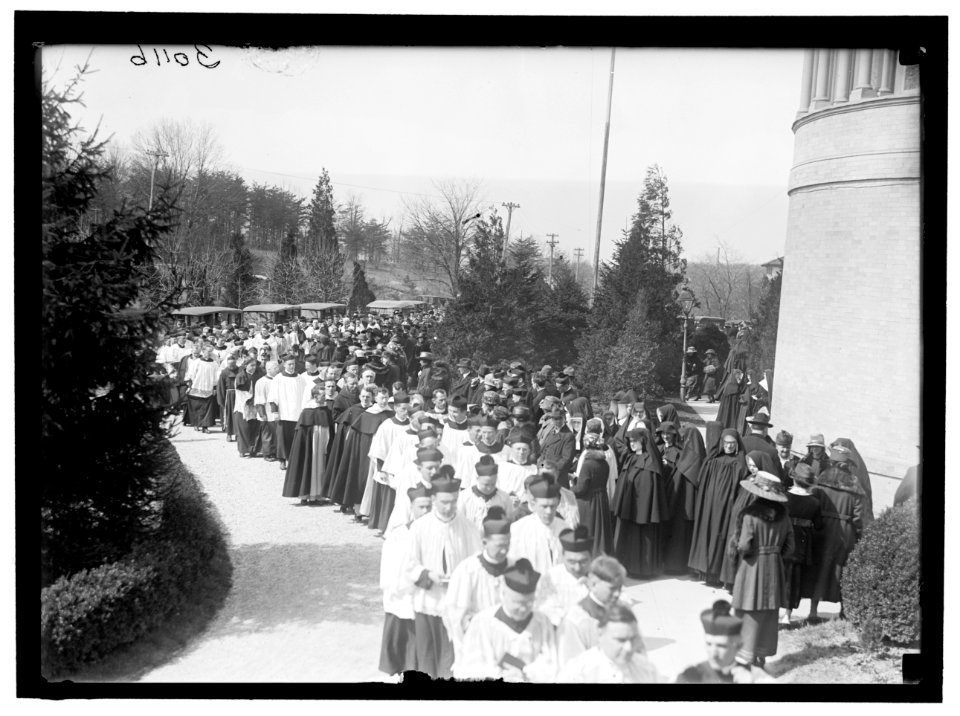 FRANCISCAN MONASTERY. SCENES AT BISHOP TURNER'S CONSECRATION LCCN2016869796