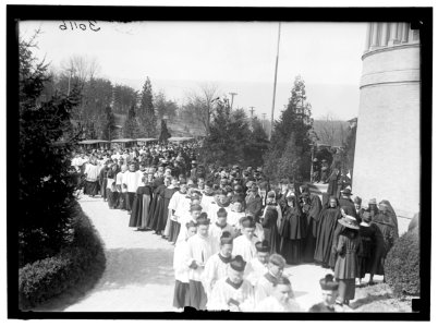 FRANCISCAN MONASTERY. SCENES AT BISHOP TURNER'S CONSECRATION LCCN2016869796