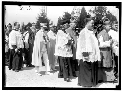 FRANCISCAN MONASTERY. SCENES AT BISHOP TURNER'S CONSECRATION LCCN2016869798