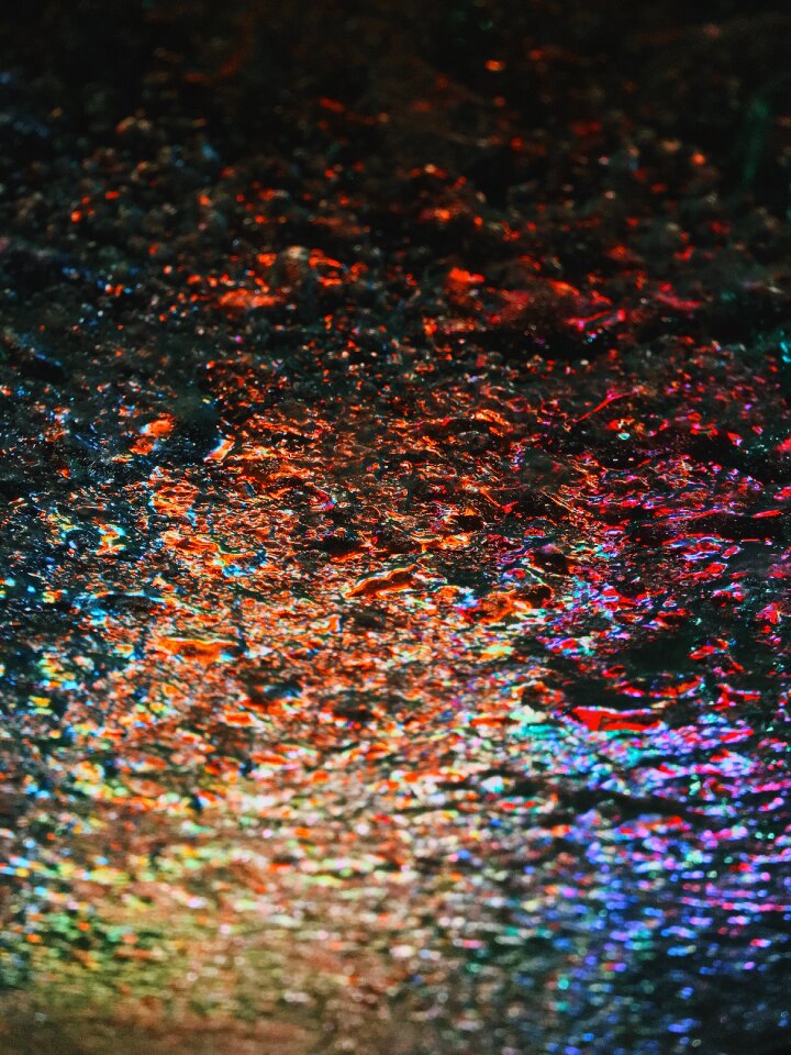 Rain dark night