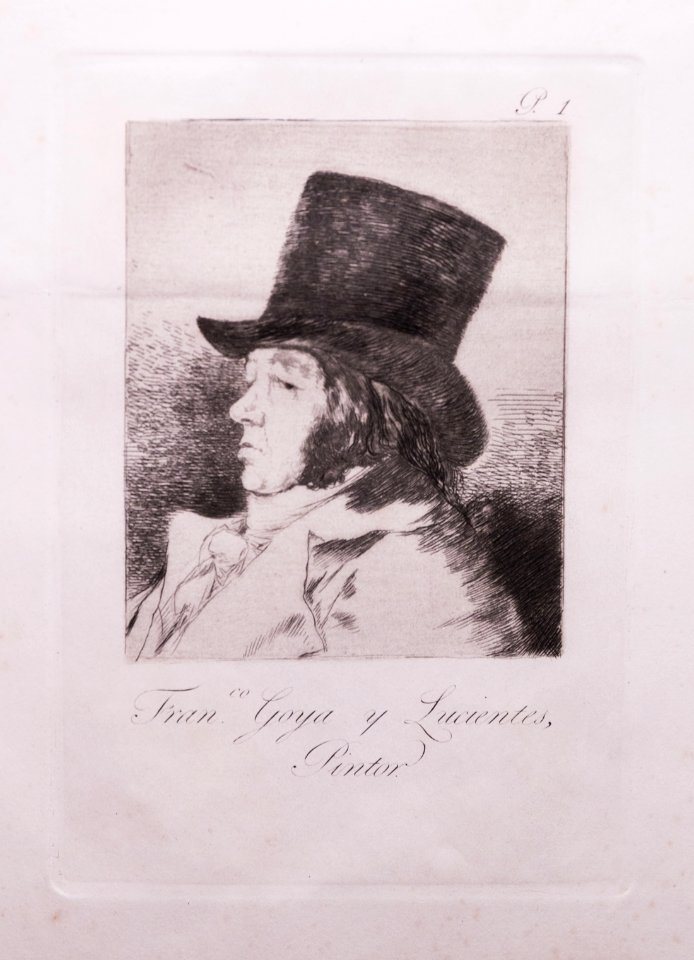Francisco de Goya y Lucientes, pintor, Grabado de Francisco Goya, Fuendetodos, Zaragoza, España, 2015-01-08, DD 07