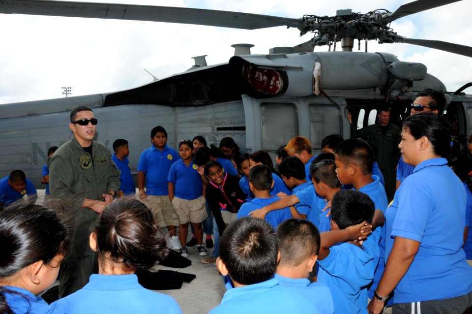 Francisco Q. Sanchez Elementary School students take a tour of Anderson Air Force Base DVIDS220670