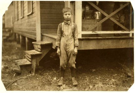 Frank Baldwin. Been spinning and doffing in Merrimack Mills for a year and a half, so he went to work at least at eleven years old, if we can believe the Family Record which says he is LOC nclc.02904