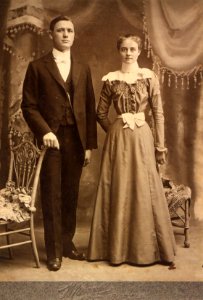 Frank & Lena Siert 1900 photo