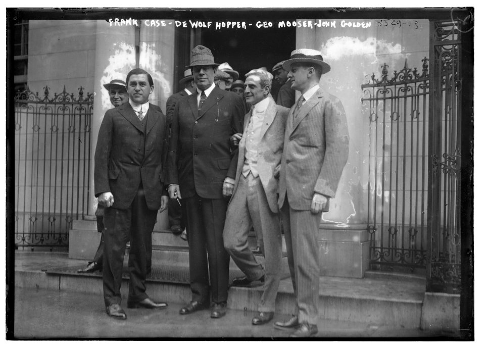 Frank Case - DeWolf Hopper - Geo. Mooser - John Golden LCCN2014699342
