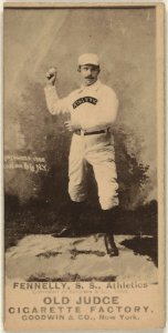 Frank Fennelly, Philadelphia Athletics, baseball card portrait LCCN2008675106 photo