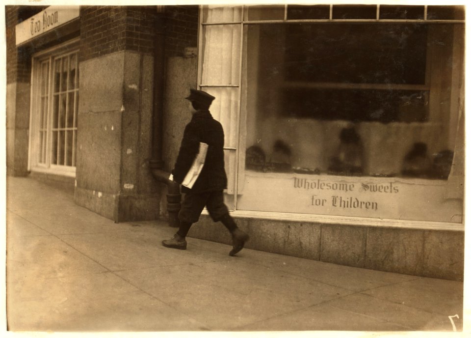 Frank Hastings, 107 Hampshire Street, Cambridge. Said he was 14 last month. Just begun work for Metropolitan Messenger and Mailing Co. Taken in the morning. LOC nclc.03987