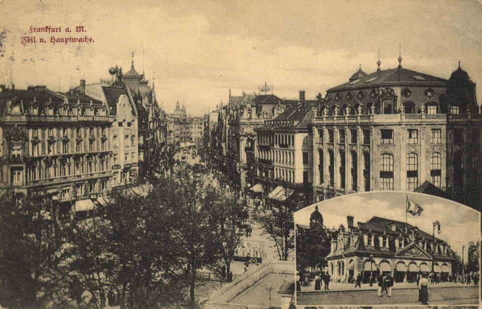 Frankfurt a. Main, Hessen - Zeil und Hauptwache (Zeno Ansichtskarten)