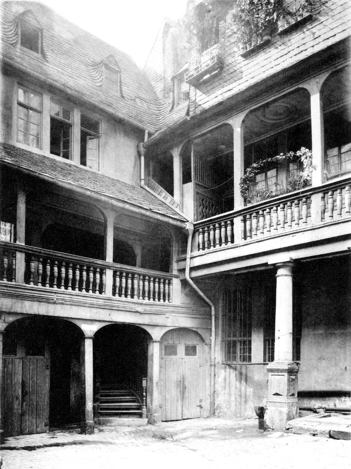 Frankfurt Am Main-Fay-BADAFAMNDN-Heft 01-Nr 004-1896-Hof hinter dem Laemmchen Nr 6
