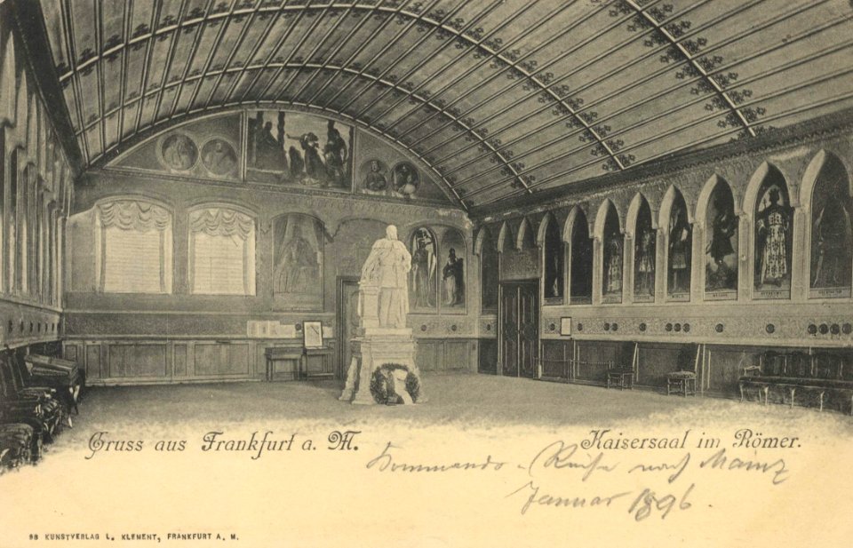 Frankfurt a. Main, Hessen - Kaisersaal im Römer (Zeno Ansichtskarten)