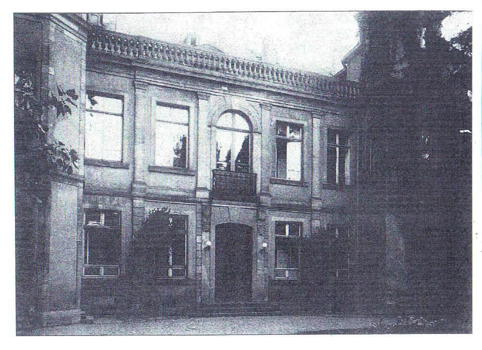 Frankfurt-Bockenheim Haus Bernus Gartenansicht Bockenheimer Schlösschen2