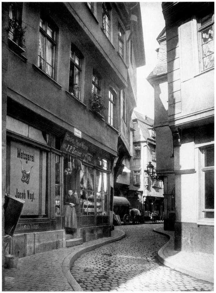 Frankfurt Am Main-Fay-BADAFAMNDN-Reprint-214-Hinter dem Laemmchen Eingang vom alten Markt