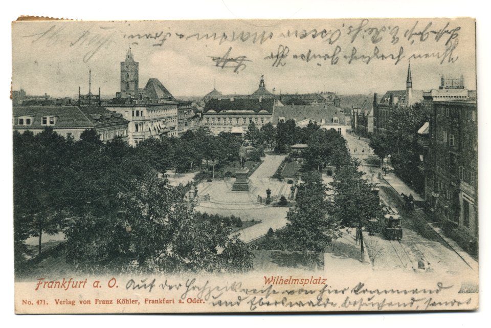 Frankfurt Oder Wilhelmsplatz before 1903
