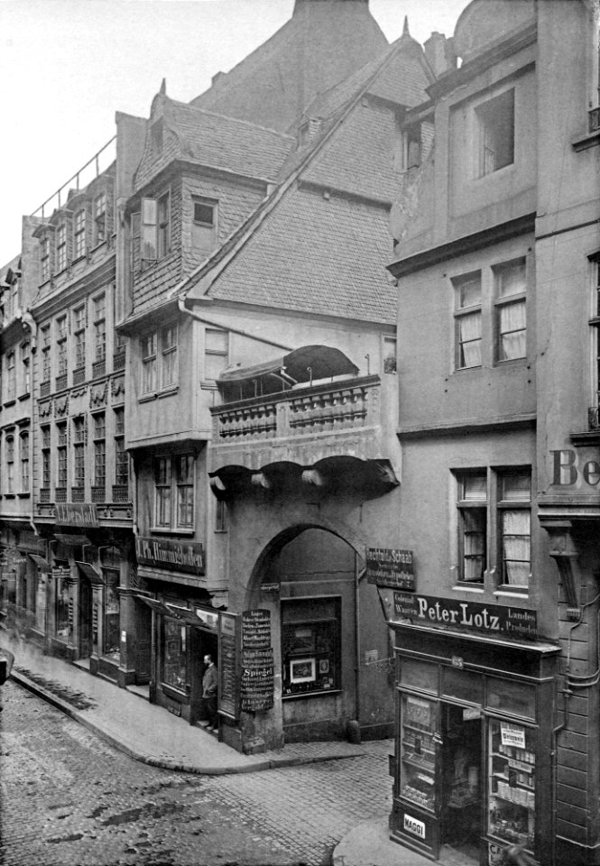Frankfurt Am Main-Fay-BADAFAMNDN-Heft 02-Nr 020-1896-Nuernbergerhof Eingang von der Schnurgasse