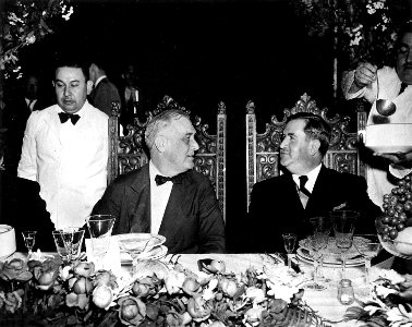 Franklin D Roosevelt Manuel Avila Camacho Monterrey