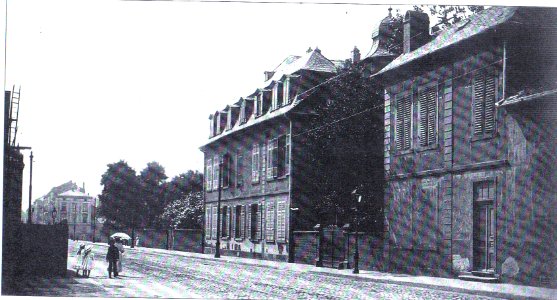 Frankfurt-Bockenheim Haus Bernus Gartenansicht Bockenheimer Schlösschen3