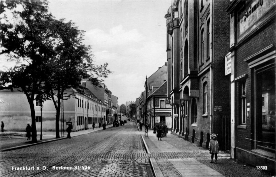 Frankfurt Oder Berliner Straße before 1899