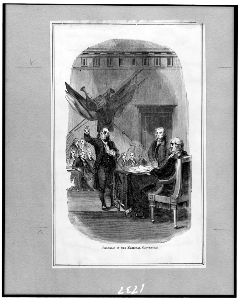 Franklin in the National Convention - Lossing-Barritt. LCCN90716058