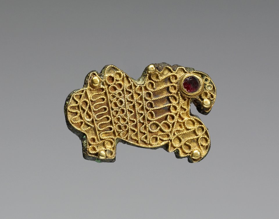 Frankish - Griffin Fibula - Walters 57571