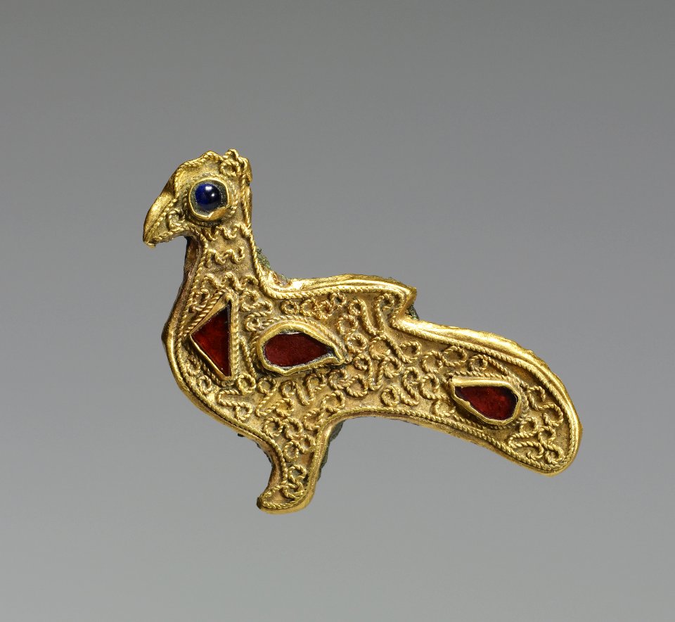 Frankish - Peacock-Shaped Fibula - Walters 57570