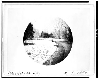 Franklin Square, Washington, D.C., snow view LCCN90712663
