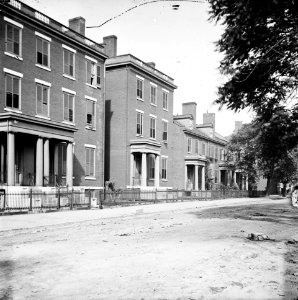 Franklin Street, residence of Gen. Robert E. Lee