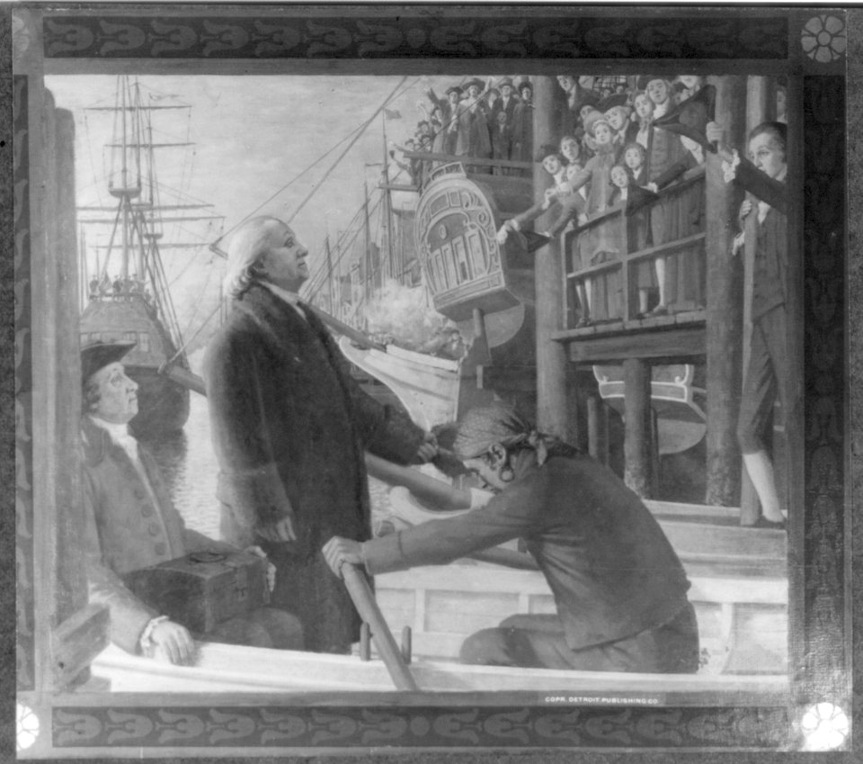 Franklin's return from Europe LCCN2005686077