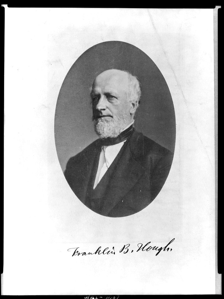 Franklin B. Hough, head-and-shoulders portrait, facing left LCCN95514001