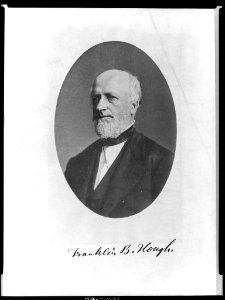 Franklin B. Hough, head-and-shoulders portrait, facing left LCCN95514001