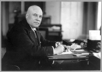 Franklin Knight Lane, 1864-1921, half length portrait, seated at desk LCCN2016645012