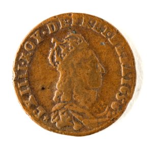 Franskt mynt från 1650-talet - Skoklosters slott - 109460