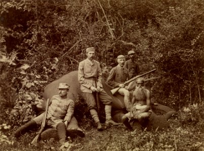 Franz Ferdinand Elephant hunter c1893