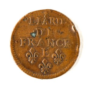 Franskt mynt från 1650-talet - Skoklosters slott - 109461