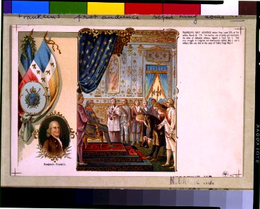 Franklin's first audience before King Louis XVI, at Versailles. March 20, 1778 LCCN95508146
