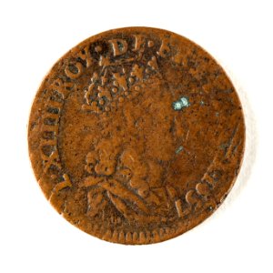 Franskt mynt med Ludvig XIV, 1657 - Skoklosters slott - 109458