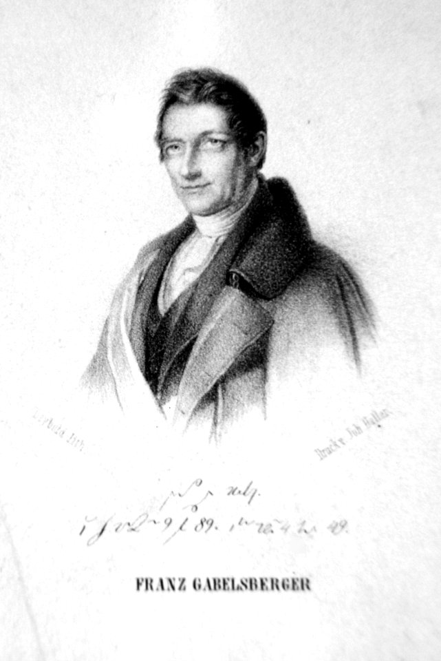 Franz Gabelsberger Litho