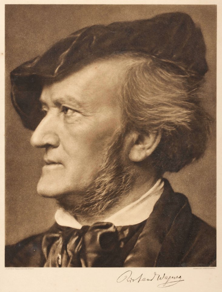 Franz Hanfstaengl Portrait Richard Wagner
