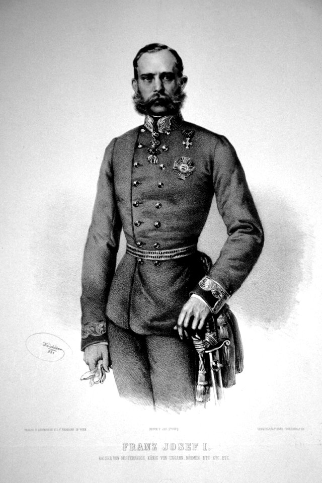 Franz Josef I. 1861 Litho