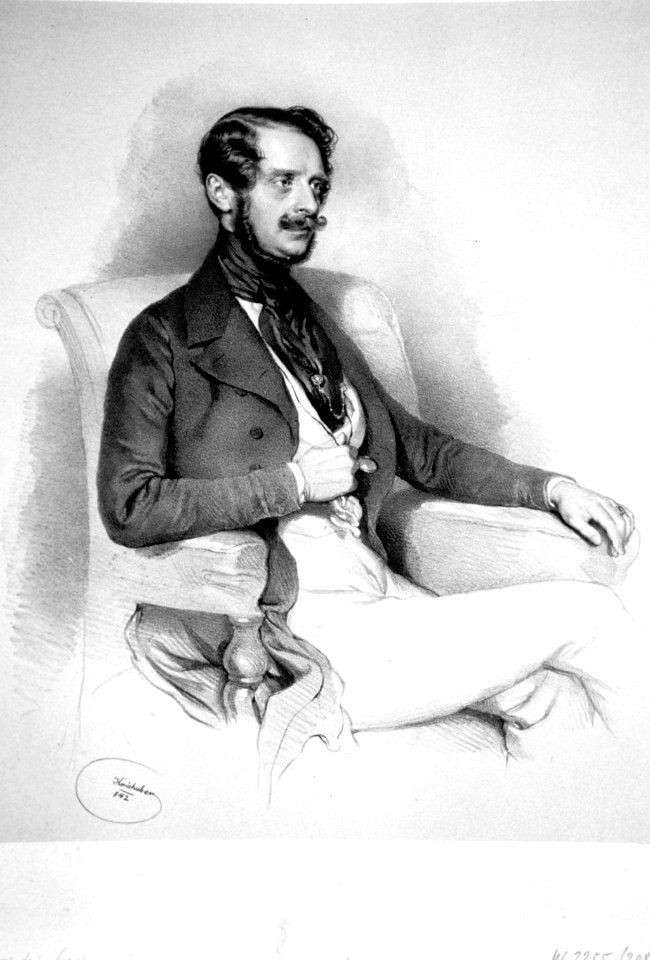 Franz Anton II von Thun und Hohenstein Litho